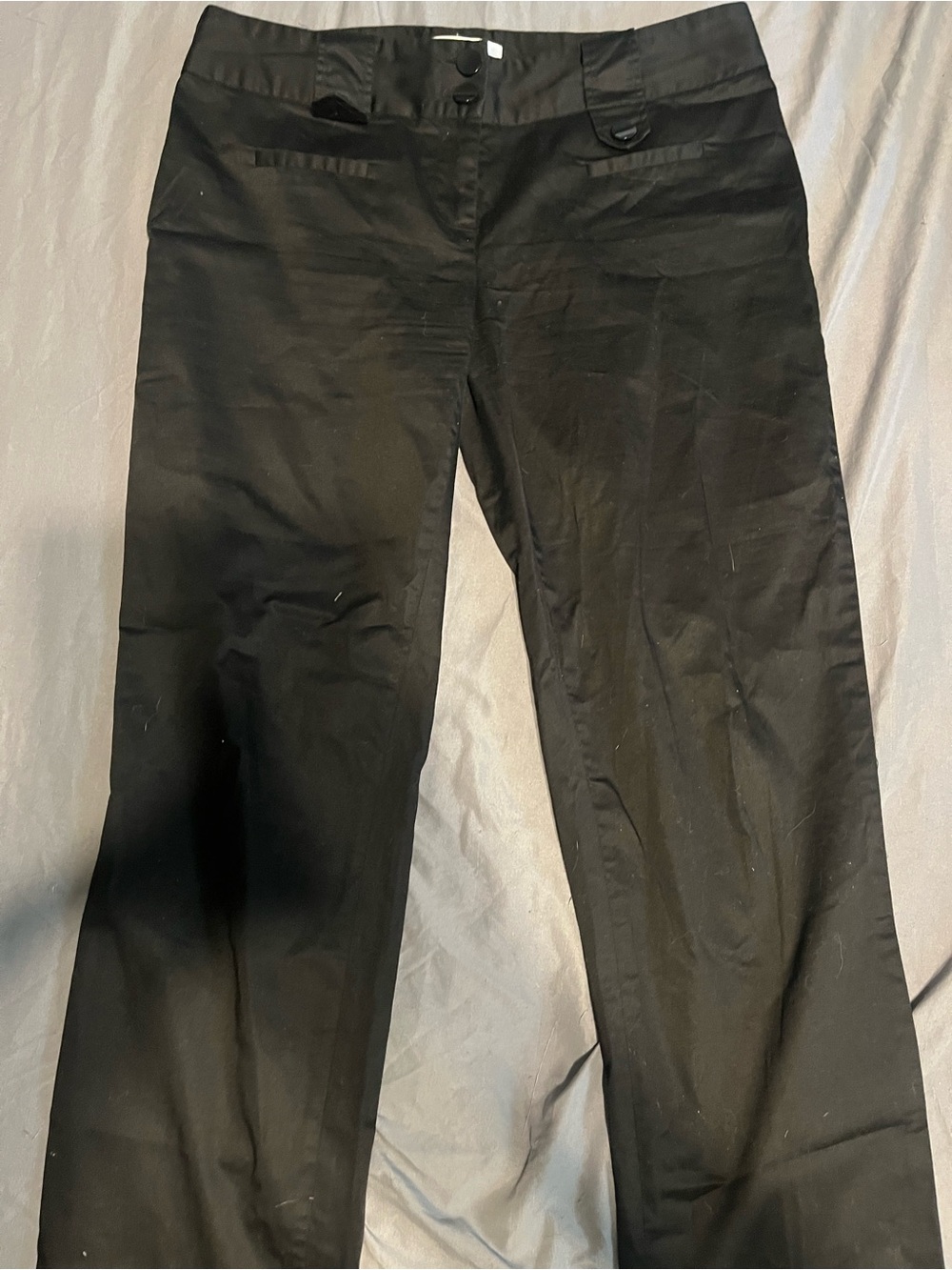 mac & jac Black Straight Leg Trousers
